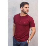 Henley Bordô com Onça