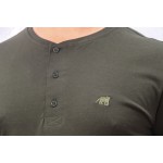 Henley Verde Militar com Onça