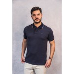 Polo Midnight Azul Marinho com Onça