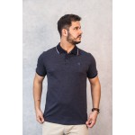 Polo Midnight Azul Marinho com Onça