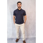 Polo Midnight Azul Marinho com Onça