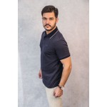 Polo Midnight Azul Marinho com Onça