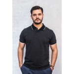 Polo Midnight Preta com Onça