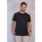 Camiseta Vellutato Preta com Onça